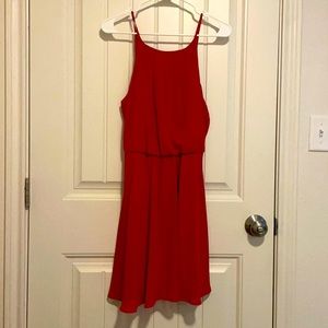 Red dress